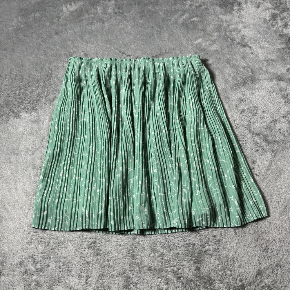 Samsoe&samsoe Women's Lia‎ Short Skirt AOP in Green Size XS Boho Summer Vacation